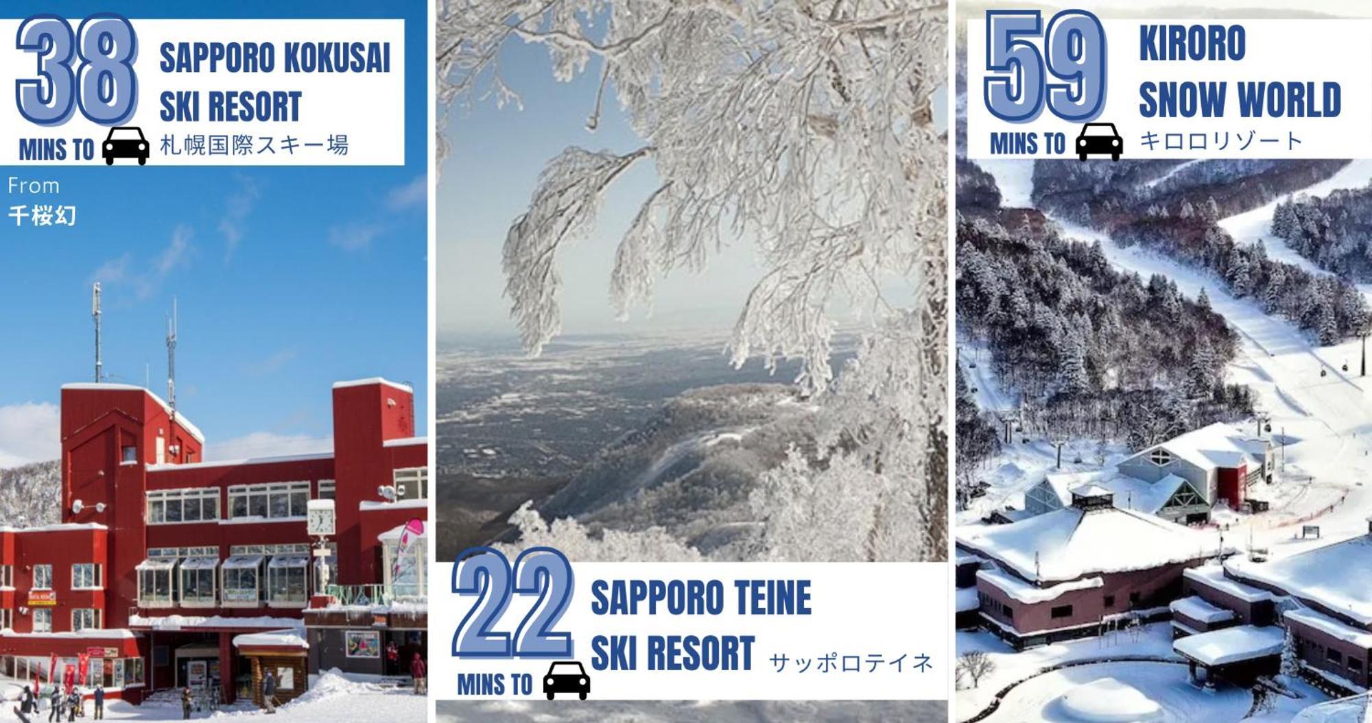Villa Senougen Sapporo Exterior foto